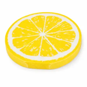 Lemon Print Napkins â€“ 33 x 33 cm