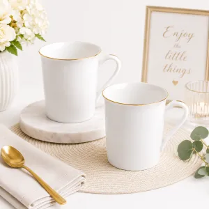 SET*2 MUG â€“ WITH GOLD RIM