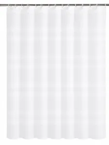 SHOWER CURTAIN 180 Ã— 180CM â€“ WHITE (100% PEVA)