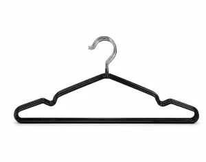 SET*5 METAL CLOTHES HANGER â€“ BLACK