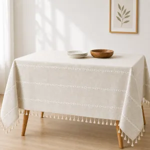 Tablecloth with Tassel Lace â€“ 140 Ã— 180 cm