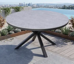 Modern Round Dining Table 150Ã—76 cm