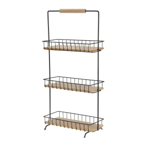 Kitchen Organizer Metal Black