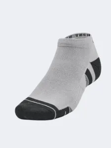 Under Armour Performance Tech Unisex Training Sock Mod Grey/White
