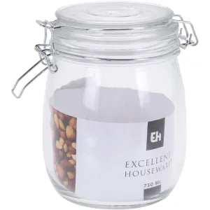 Glass Jar With Lid - Kitchen Storage