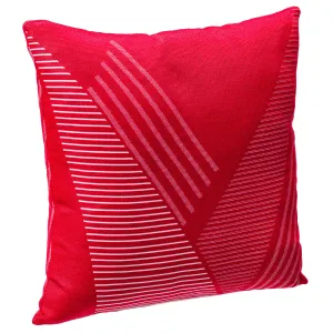 Jacquard Pillow 40x40 cm - Water-Repellent, Pomegranate Red