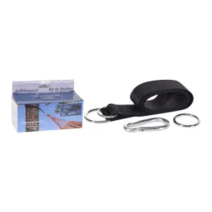 Hammock Fixation Set - Durable Polyester Ropes with Hooks