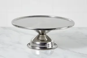 Pastry Plate Stainless Steel 33 cm