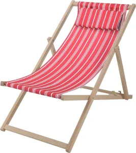 Folding Chair Wood Stripes