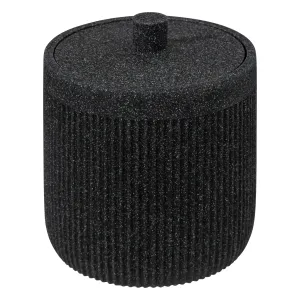 Cotton Pot Ardoise Onyx - Stylish Polyresin Jar
