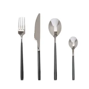 Cutlery Set LYA 24 PCS - Black
