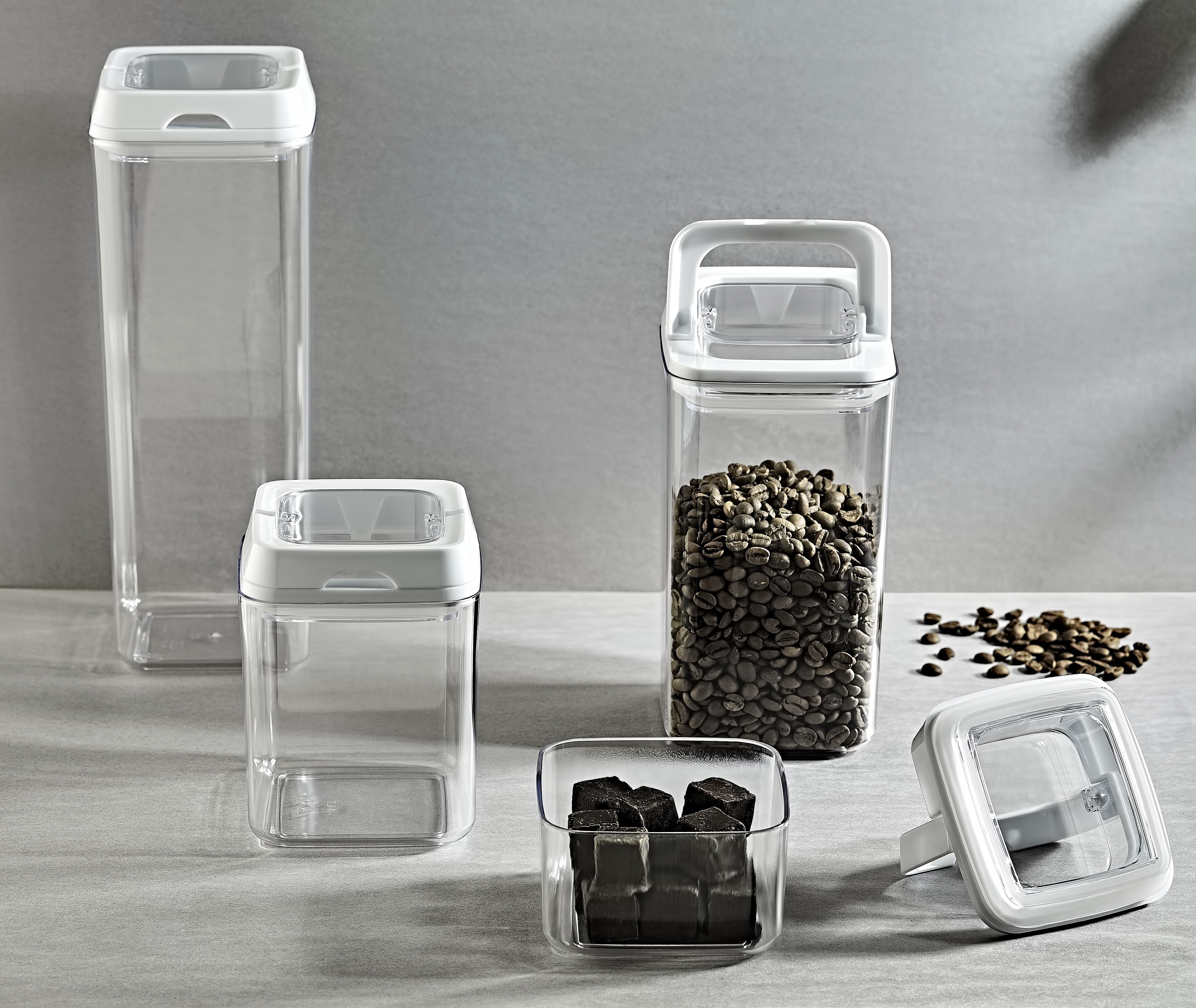 LOCKED ACRYLIC FOOD STORAGE SQUARE