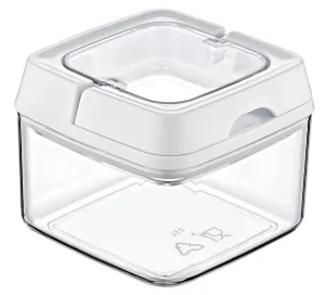 LOCKED ACRYLIC FOOD STORAGE SQUARE - Transparent, 0.5LT