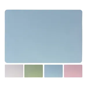 Double Sided Placemat - Blue, Grey, Light Grey, Pink