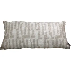 Stylish Striped Cushion - Durable Polyester, 35x70 cm