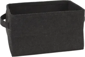 STORAGE BASKET FELT, Black, Multiple Sizes
