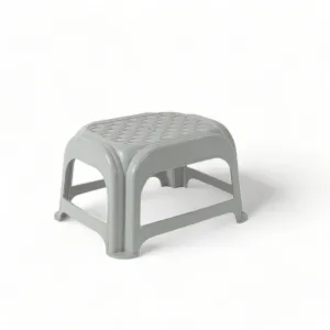 Taj Ribbed Stool - Versatile & Durable Plastic Seating