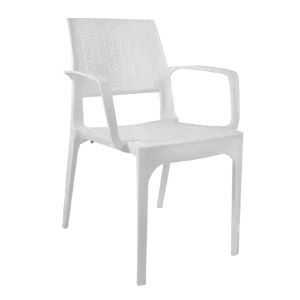 Eden-A Armchair Plastic Rattan Design
