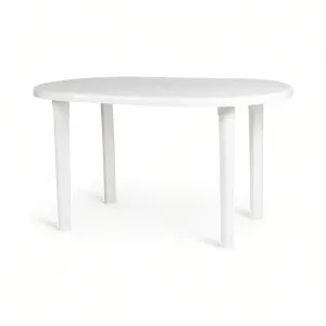 Luna Classic Oval Table with Tubular Legs