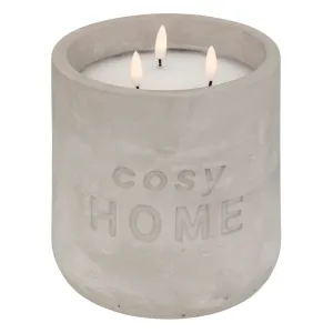 COSY LED Cement Candle “ Warm Glow, Durable Finish