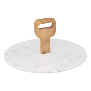 PRESS PLATE WHITE MARBLE