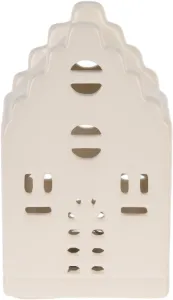 LED House Set of 3 Porcelain Decorative Lamps