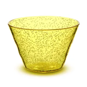 SYNTH Small Bowl, Acrylic, Yellow