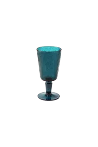 SYNTH GOBLET Acrylic - Petrolium, H.15.5 D.8 cm