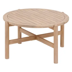 DEONA Coffee Table - Acacia Wood, FSC Certified, Outdoor Round Table