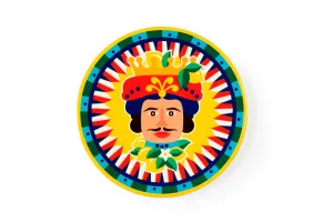 Sicilian Rhapsody Ceramic Cork Trivet Pot Holder