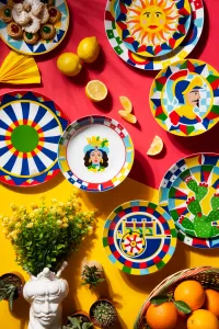 Sicilian Rhapsody 18-Piece Porcelain Dinner Set