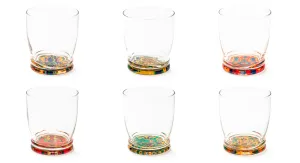 TRINACRIA Pack of 6 Glasses - Dishwasher Safe, 34cl