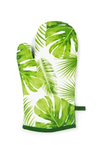 Foliage Oven Glove - 100% Cotton, Polyester Filled