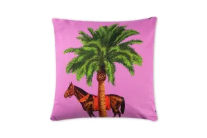 Le Cirque du Marrakech Horse Pillow, 45x45 cm, Purple