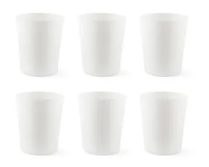 "PORTOFINO" Set of 6 Blown Glasses - Ergonomic Grip, 300ml
