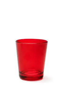 Portofino' Red Glasses Pack of 6 - 300 ml Blown Glass Tumblers