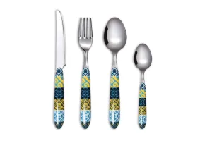 MAIOLICA YELLOW 24 PCS CUTLERY SET
