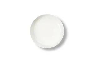 Nordic Ceramic Soup Plate - Minimalist Design, Black & White