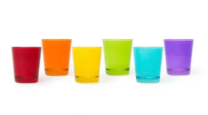 PORTOFINO Glass Cups - Pack of 6, Multicolor, 300ml