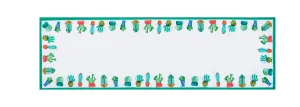 Cactus Runner 45x140 cm - 100% Cotton Stylish Home Decor