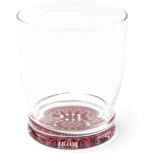 "Mandala Red" Glass - 340ml, Italian Made, Dishwasher Safe