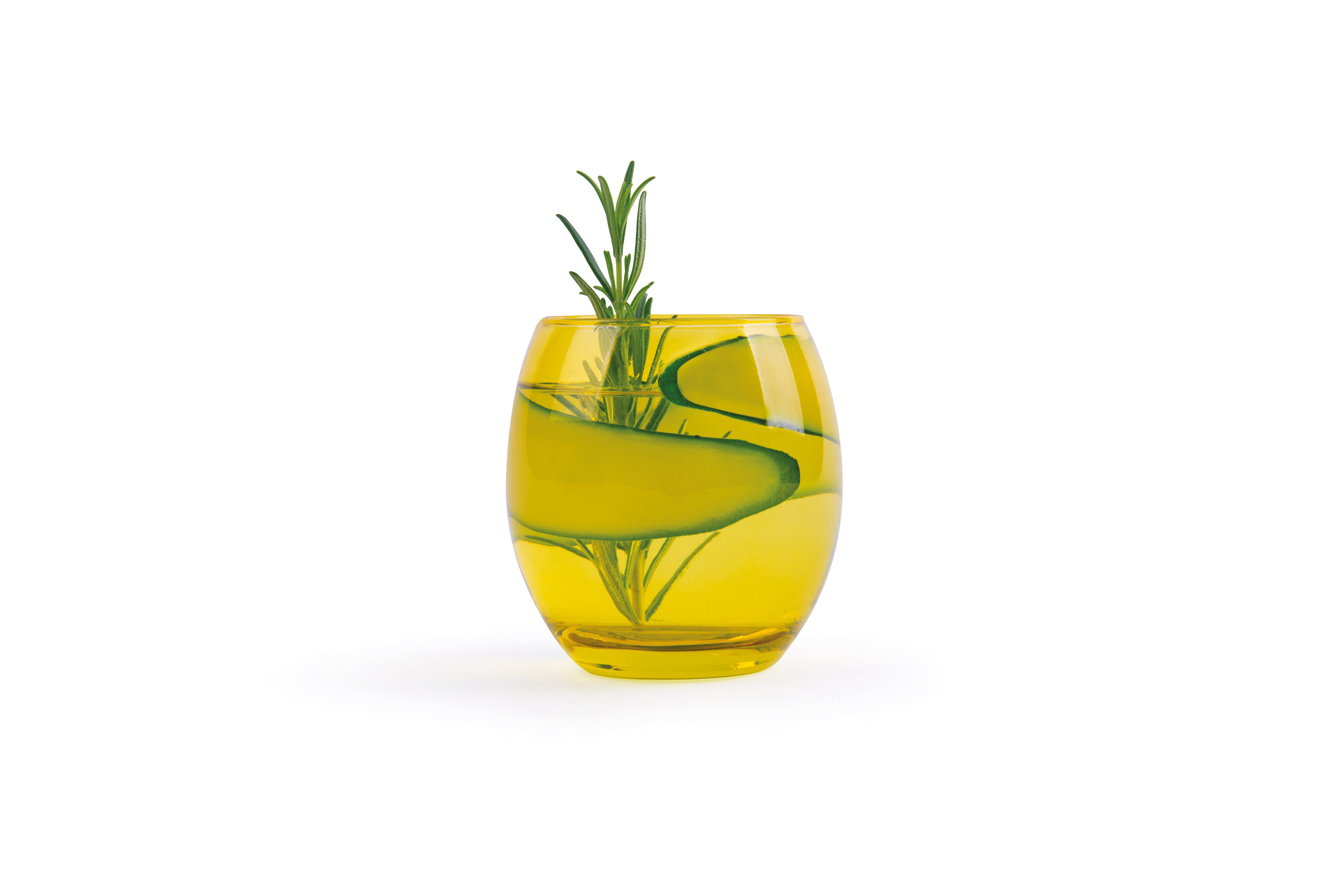 SAN JOSE 6 Pc Colored Water Glasses Set, Vibrant Clear Glass Tumblers