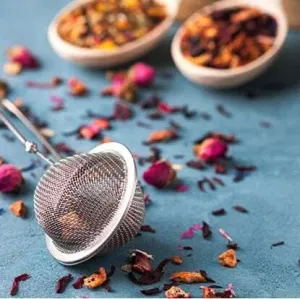 Long Handle Mesh Tea Strainer Stainless Steel Tea Ball Infuser