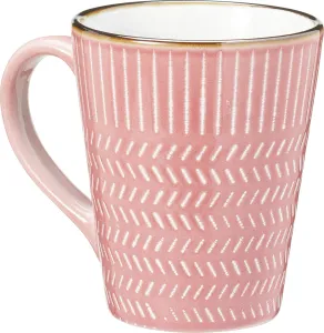 Stoneware Mug 300 ml Embossed Winter Garden Reactive Glaze