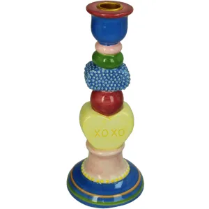 XOXO Candle Holder Dolomite Multicolor 10 x 10 x 24.2 cm