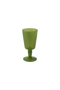 SYNTH GOBLET - Light Pistach Acrylic, 15.5 H x 8 D cm