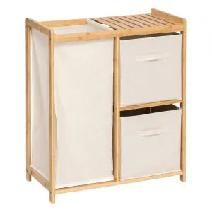 Tidy Box Shelf with 1 Laundry Basket and 2 Storage Baskets