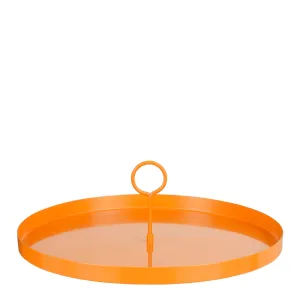 Modern Kitchen Serving Tray - Orange/Yellow, 40cm