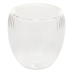 ClÃ©a StriÃ© Espresso Cup 12 cl Transparent Glass