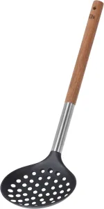 Skimmer Slotted â€“ 34cm Black PBT Head with Acacia Wood Handle
